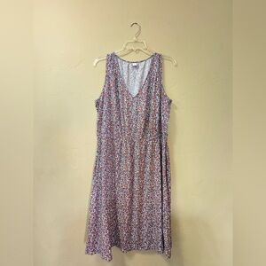 Old Navy Multicolor Floral Midi Dress